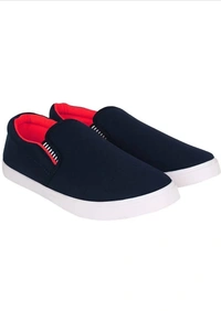 BRUTONFit-Man Slip On Sneakers For Men (Red,Black) - 7 8 9 10