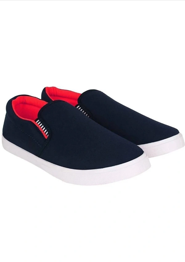 BRUTONFit-Man Slip On Sneakers For Men (Red,Black) - 7 8 9 10