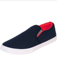 BRUTONFit-Man Slip On Sneakers For Men (Red,Black) - 7 8 9 10