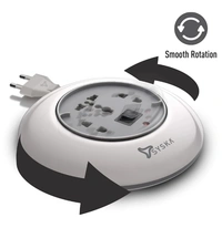 Syska Power Wheel 3 SocketExtension Boards (Grey, White)