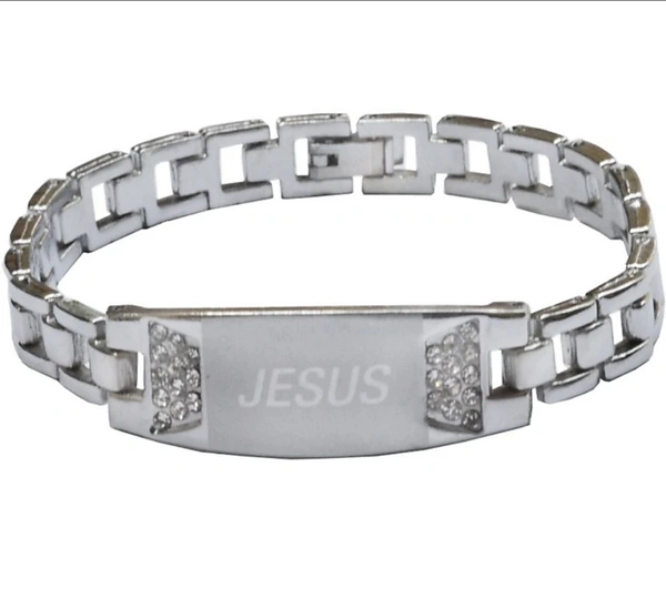 Men StyleSterling Silver Rhodium Bracelet