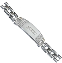 Men StyleSterling Silver Rhodium Bracelet