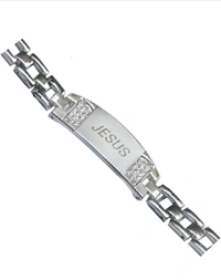 Men StyleSterling Silver Rhodium Bracelet