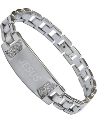 Men StyleSterling Silver Rhodium Bracelet