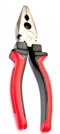 DCC PLIER 1 Steel Combination 8-InchPlier Combination Snap Ring Plier(Length : 8 Metal Cutter - Red black color