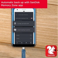 SanDisk Dual Drive Go 32 GB OTG Drive(Blue, Type A to Type C)