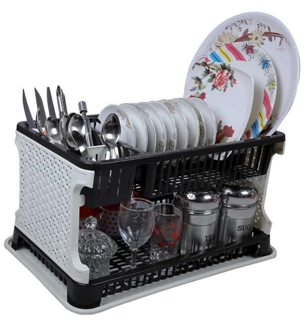 3D METRO SUPER STORE KitchenOrganiser Rack Utensil Kitchen Rack(Plastic)