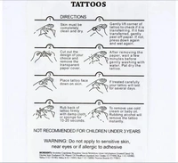 business venture Men and WomenWomen Waterproof Tattoo BodyTemporary Tattoo (LION Tattoo) (XQB375) - black color