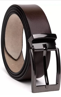 U+NMen Formal Brown Genuine LeatherBelt - 38