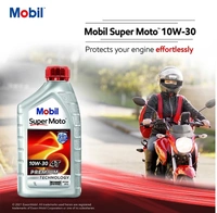 MOBIL Super Moto 10W-30 4TPremium Technology Full-SyntheticEngine Oil (1 L)