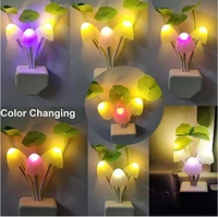 Crozier Mushroom Lamp AutomaticSensor Light Multi-Color Changing BestNight LED Bulbs, Pack of 1 Night Lamp(10 cm, Multicolor)