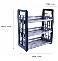 Containers Kitchen Rack (Plastic)