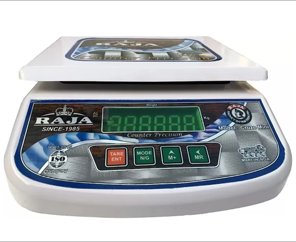 RAJA Kitchen 30Kg Digital ElectronicHome and Shop Weighing Scale(Multicolor)