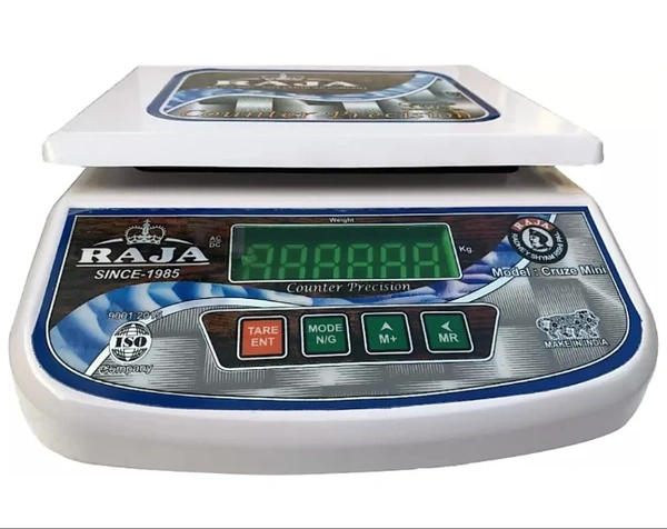 RAJA Kitchen 30Kg Digital ElectronicHome and Shop Weighing Scale(Multicolor)
