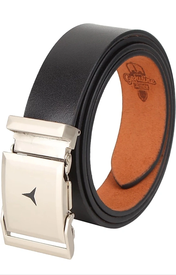 ZOROMen Black Genuine Leather Belt - 46