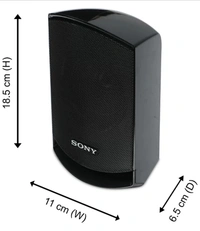 SONY SA-D40 80 W Bluetooth HomeTheatre (Black, 4.1 Channel) - black color