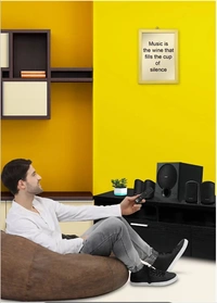 SONY SA-D40 80 W Bluetooth HomeTheatre (Black, 4.1 Channel) - black color