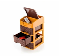 Rack-Multi Purpose chest of Trolley Foldabledrawers 3 Layer Modular Basket Drawer Chest Stor....