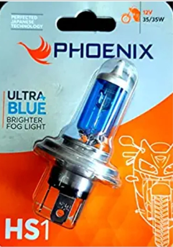 Phoenix Head Light Bulb For All Motorcycles And Scooters - white colour