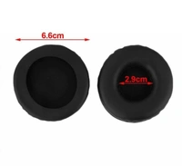 SYGA DR-BT101 Over The Ear Headphone Cushion(Pack of 2, Black) - black color