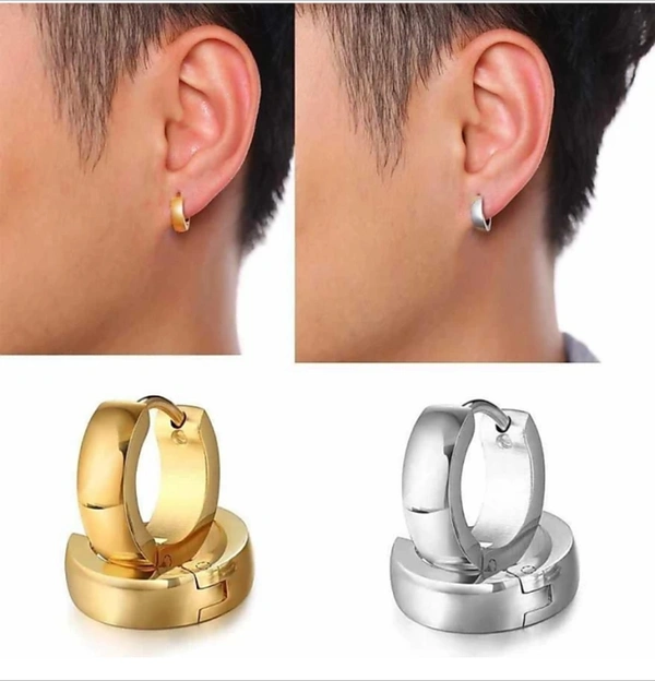 Karishma KreationsMens Fashion Multi jewellery ValentinePlatinum Black Blue Golden SilverSurgical Plug Hoop Ear piercing Studsstainless Steel Jewelry Stylish FancyParty wear casual High Gold PolishDaily use simple Magnet non PiercedRound pressing Dumbell Multicolorpress OM Earrings Combo Set packpierced Multicolour shape Bali Earrings Stud Tops Mens Earing for MenBoy Boyfriend Wome
