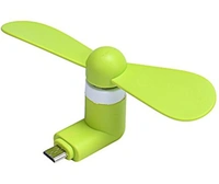 TOTU Mini OTG Fan USb 1 USB Fan (Green)
