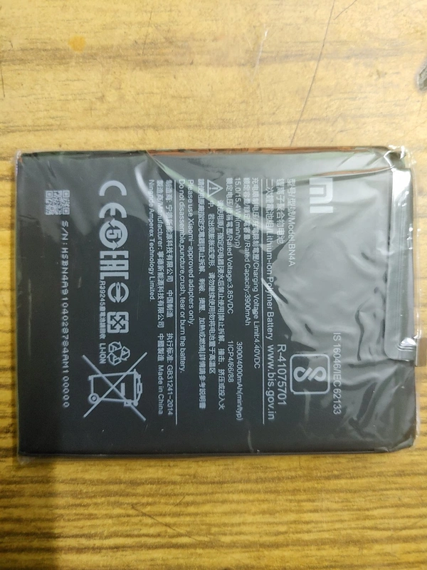 Wimax Mobile Battery For XIAOMIREDMI BN4A REDMI NOTE 7,REDMINOTE 7 PRO,REDMI NOTE 7S, BN-4A - black color