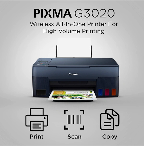 Canon G3020 Printer - Black Color