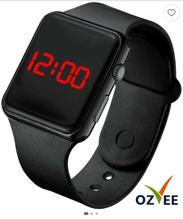 OZVEE NEW GENERATION DIGITAL LED SPORTS WATCH - For Men & Women - Black color
