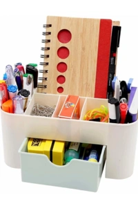 SKYFUN 7 Compartments plastic Pen,Pencil (Multicolor)