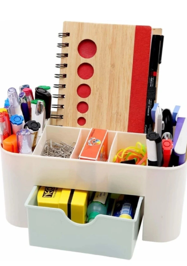 SKYFUN 7 Compartments plastic Pen,Pencil (Multicolor)