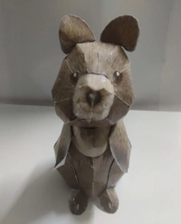 QuokkaArtist: MAPSIt is a paper craft of Quokka, which is said to be "the happiest animal in the world". The lovely figure is very popular. Would you like to assemble a paper craft into a lucky mascot? - Coffee Color