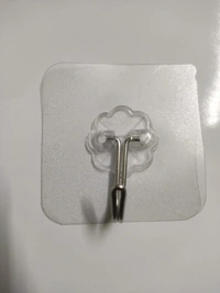 Brand: S.V.SOLOVIBES Magic Sticker Series Adhesive Hooks for Heavy Items - Load Capacity 5 KG (Pack of 2) - White Color