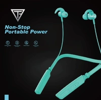 TECHFIRE Fire 500v2 Neckband hi-bass Wireless Bluetooth headphone Bluetooth Headset (Green, In the Ear)