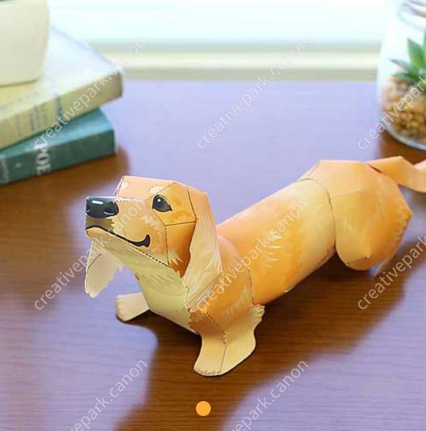 DachshundDachshund,Animals,Paper Craft,Healing,Mammals,cute,Pet Series,null,null,null,Dog,Brown,nullDachshundArtist: ayumu saito / craft pocketPaper Size