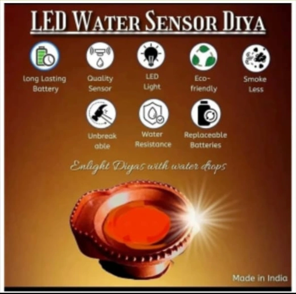 Water Sensor Diya (6 In Box)
