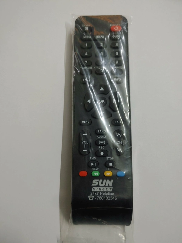 Sun Direct remotes - Black color