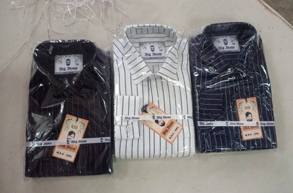 Killer White Stripes 100% Pure Cotton Shirts