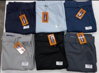 Men Slim Fit Grey Lycra Blend Trousers