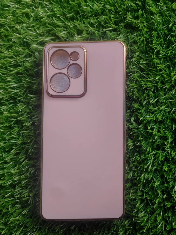 Poco Jkobi Back Cover Case for Poco X5 Pro 5G (Minimalist Professional Leather | Shockproof Metal Camera Protection - Peach Schnapps
