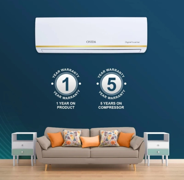 ONIDA Convertible 5-in-1 Cooling 1.5 Ton 3 Star Split Inverter AC - White (IR183PRSG, Copper Condenser)#JustHere
