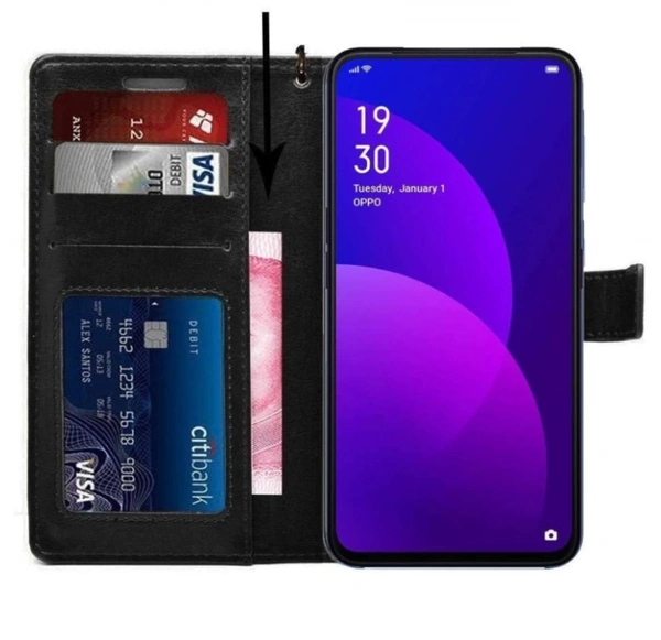 Coverage Flip Cover for Samsung J7 Prime SM-G610F (Black, Magnetic Case)