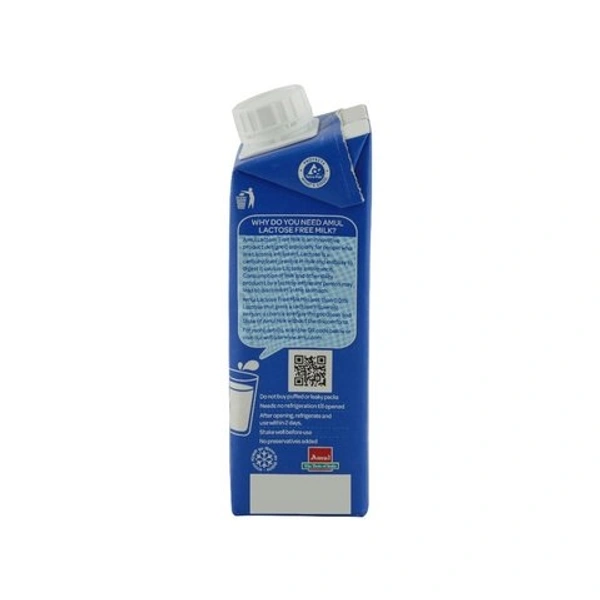 Amul Lactose Free Milk Tetra Pack  - 250ml
