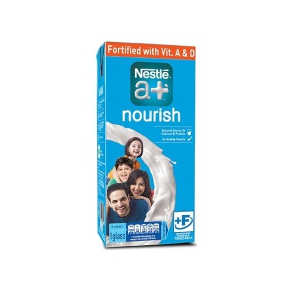 Neslte Nestle A+ Nourished Toned Milk - 1 Ltr