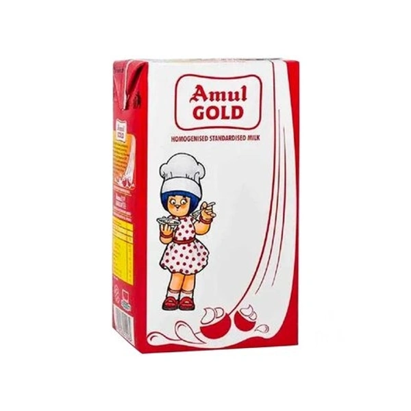Amul Gold Milk Tetra Pack - 1 Ltr