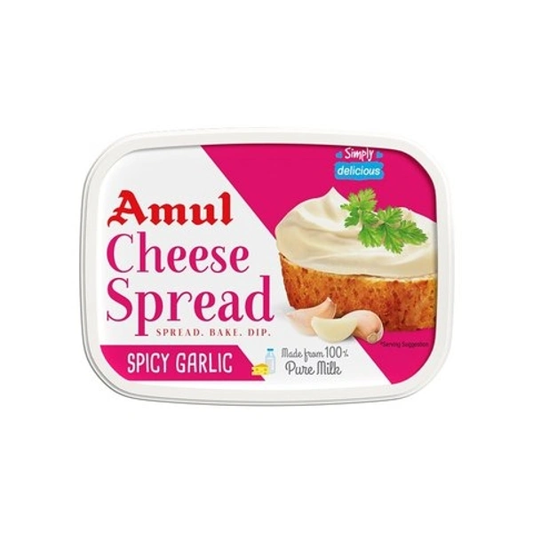 Amul Spicy Garlic Cheese Spread - 200g