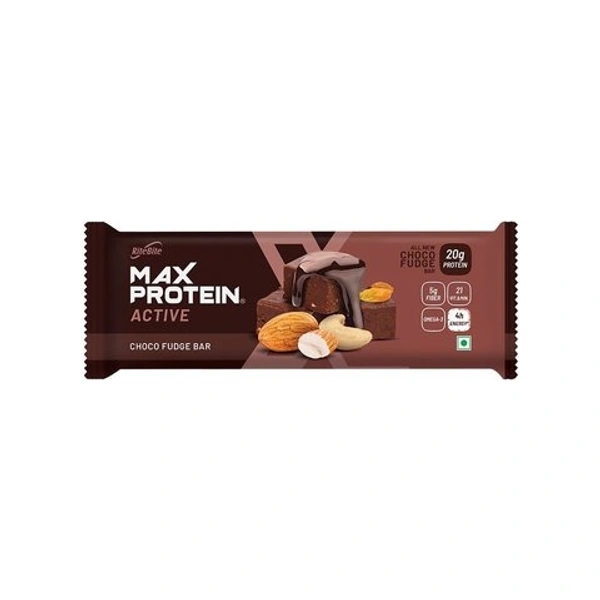 RiteBite Max Protein Active Choco Fudge Nutrition Bar - 75g