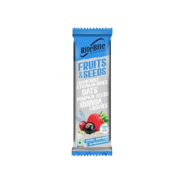 RiteBite Fruits & Seeds Nutrition Bar - 35g