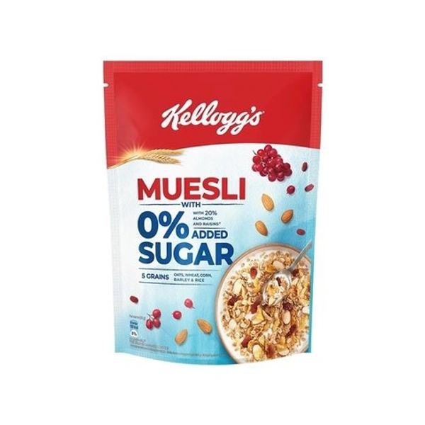 Kellogg's with 0% Added Sugar Muesli - 500g
