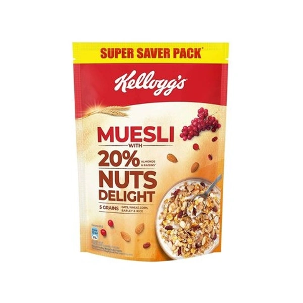 Kellogg's with 20% Nuts Delight Muesli - 750g